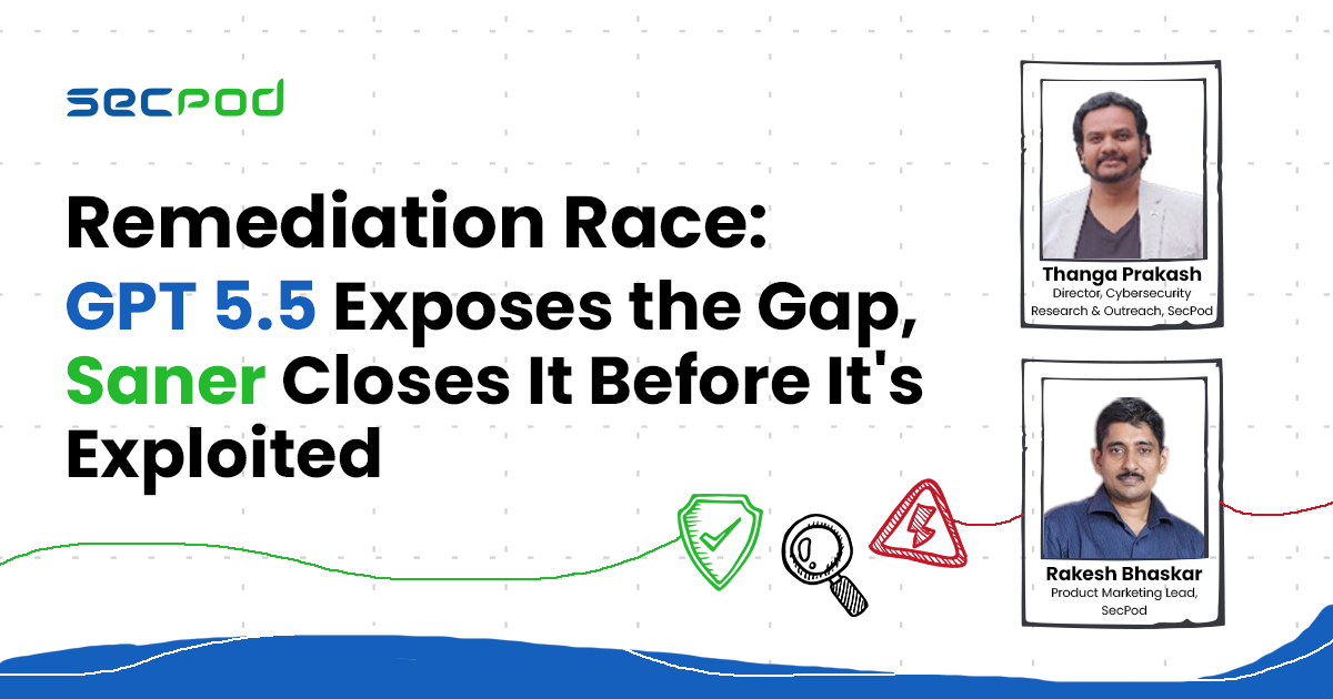The Remediation Race: GPT-5.5 Exposes the Gap, Saner Closes It Before It's Exploited.